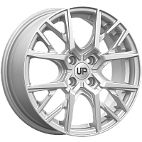 Литые диски Up124 (КС1104) 6.500xR16 4x100 DIA67.1 ET45 Silver Classic для Renault Logan