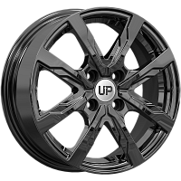 Литые диски Up122 (КС1092) 6.000xR15 4x100 DIA67.1 ET45 New Black для Nissan