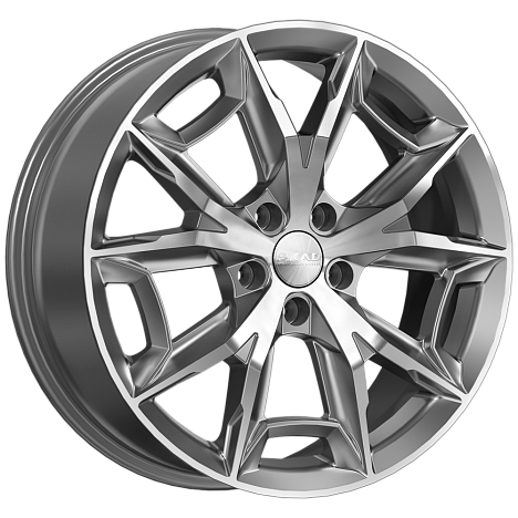 ПАРКЕР (КЛ382) 7.500xR19 5x115 DIA70.2 ET43 алмаз графит