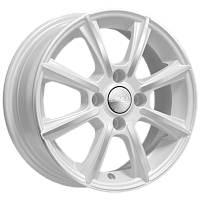 Литые диски МОНАКО (КЛ185) 5.500xR14 4x100 DIA56.6 ET49 алмаз-белый для ZAZ Lanos