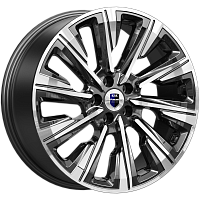 Литые диски Галего (КС1039) 7.500xR19 5x114.3 DIA66.6 ET37 алмаз черный для Ora