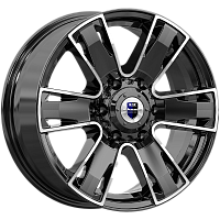 Литые диски Севенна (КС726) 7.000xR17 6x127 DIA77.9 ET40 алмаз черный