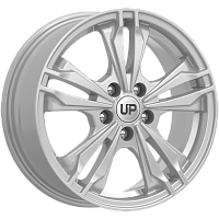 Литые диски Up103 (КС982) 6.500xR16 5x114.3 DIA66.1 ET45 Silver Classic для Nissan Almera Tino