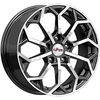Литые диски Спейс-Нидл (КС1000) 6.500xR16 5x110 DIA65.1 ET37 Блэк Джек для Opel Corsa