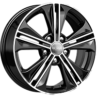 Литые диски КС778 (16_Creta) (КС778) 6.000xR16 5x114.3 DIA67.1 ET43 алмаз черный для Solaris Hc