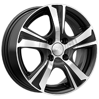 Литые диски КРИТ (КЛ241) 5.500xR14 4x100 DIA67.1 ET38 алмаз для Mazda 2