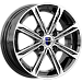 Флэш-оригинал (КС698) (КС698) 5.000xR14 4x100 DIA54.1 ET49 алмаз черный