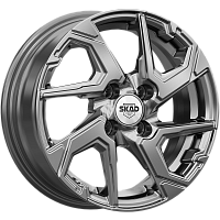 Литые диски ТЕЙДЕ (КЛ1215) 5.500xR14 4x98 DIA58.5 ET35 графит