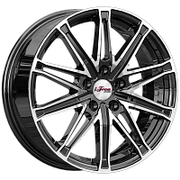 Литые диски Виар (КС1065) 6.500xR17 5x114.3 DIA67.1 ET45 Блэк Джек для Solaris