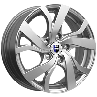 Литые диски Палермо (КС668) 6.000xR15 5x114.3 DIA67.1 ET39 дарк платинум для Mazda