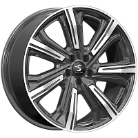 Литые диски Kleemann (КР1067) 8.500xR20 5x112 DIA66.6 ET28 Diamond Black Gris для BMW X7