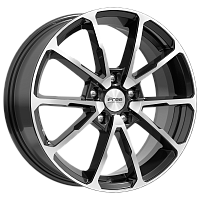 Литые диски Skibidi (КС909) 6.500xR17 5x114.3 DIA67.1 ET49 Блэк Джек