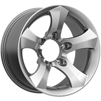 Литые диски Айсберг (КС662) 8.000xR16 5x139.7 DIA110.1 ET-10 дарк платинум Литые диски Айсберг (КС662) 8.000xR16 5x139.7 DIA110.1 ET-10 дарк платинум