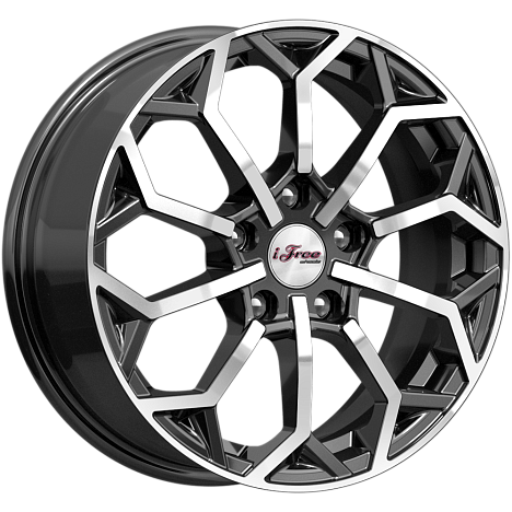 Спейс-Нидл (КС1000) 6.500xR16 5x112 DIA66.6 ET38 Блэк Джек Спейс-Нидл (КС1000) 6.500xR16 5x112 DIA66.6 ET38 Блэк Джек