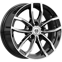 Литые диски Фрост (КС1048) 6.500xR15 5x114.3 DIA66.1 ET43 алмаз черный Литые диски Фрост (КС1048) 6.500xR15 5x114.3 DIA66.1 ET43 алмаз черный