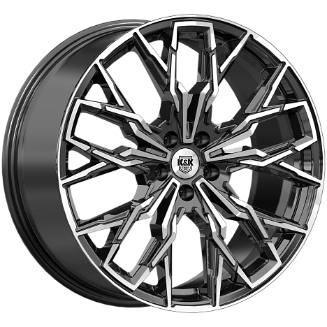 Элерон (КС1168) 9.000xR20 5x108 DIA63.35 ET45 алмаз черный Элерон (КС1168) 9.000xR20 5x108 DIA63.35 ET45 алмаз черный