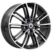 Литые диски Эрфурт (КС898) 7.000xR17 5x114.3 DIA60.1 ET39 алмаз черный