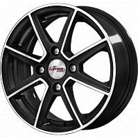 Литые диски Майами (КС518) 5.500xR14 4x98 DIA67.1 ET38 Блэк Джек