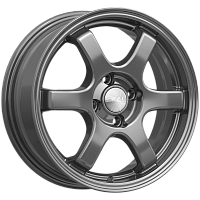 Литые диски КИОТО (КЛ249) 6.000xR15 4x100 DIA54.1 ET48 графит