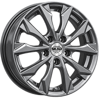 Литые диски НАГОЯ (КЛ312) 6.000xR16 5x114.3 DIA67.1 ET43 графит
