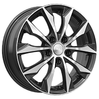 Литые диски НАГОЯ (КЛ312) 6.000xR16 5x114.3 DIA67.1 ET43 алмаз для KIA Kx3