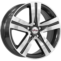 Литые диски Rebel (КС913) 7.000xR17 5x108 DIA67.1 ET45 Блэк Джек для Ford Focus
