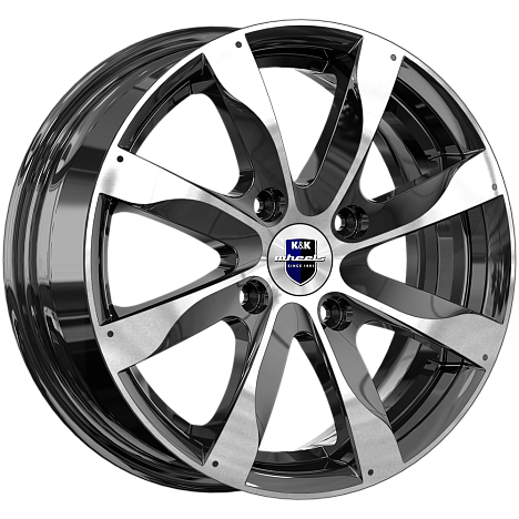 Джемини (КС480) 5.500xR14 4x98 DIA58.5 ET40 алмаз черный Джемини (КС480) 5.500xR14 4x98 DIA58.5 ET40 алмаз черный