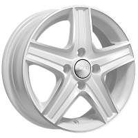 Литые диски МАГНУМ (КЛ160) 5.500xR14 4x100 DIA67.1 ET38 алмаз-белый для SEAT Ibiza