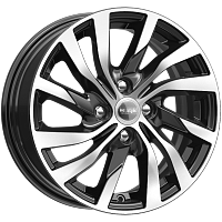 Литые диски КС882 (ZV 15_Rio II) (КС882) 6.000xR15 4x100 DIA54.1 ET46 алмаз черный для Hyundai Accent