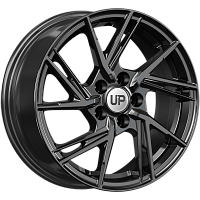 Литые диски Up115 (КС1033) 6.500xR15 5x100 DIA57.1 ET38 New Black для Toyota Carina