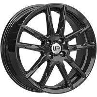 Литые диски Up107 (КС993) 6.500xR17 4x100 DIA60.1 ET41 New Black для Renault Logan