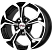 Эрнесто (КС484) 6.500xR15 5x108 DIA67.1 ET43 Блэк Джек Эрнесто (КС484) 6.500xR15 5x108 DIA67.1 ET43 Блэк Джек