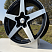 Токен (КС1127) 6.500xR17 5x114.3 DIA67.1 ET33 Блэк Джек Токен (КС1127) 6.500xR17 5x114.3 DIA67.1 ET33 Блэк Джек