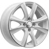 Литые диски МАЛЬТА (КЛ189) 6.000xR15 4x100 DIA67.1 ET45 алмаз-белый для Toyota