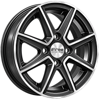Литые диски Чили (КС1240) 5.500xR14 4x100 DIA60.1 ET43 Блэк Джек