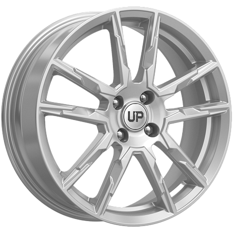 Up107 (КС993) 6.500xR17 4x100 DIA60.1 ET43 Silver Classic