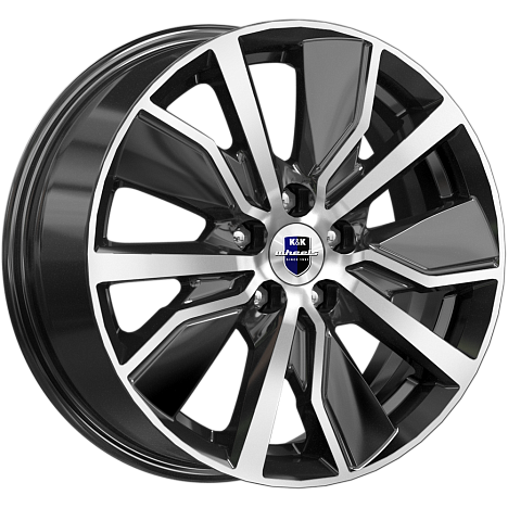 Гамбит (КС961) 6.500xR16 5x114.3 DIA66.1 ET45 алмаз черный Гамбит (КС961) 6.500xR16 5x114.3 DIA66.1 ET45 алмаз черный