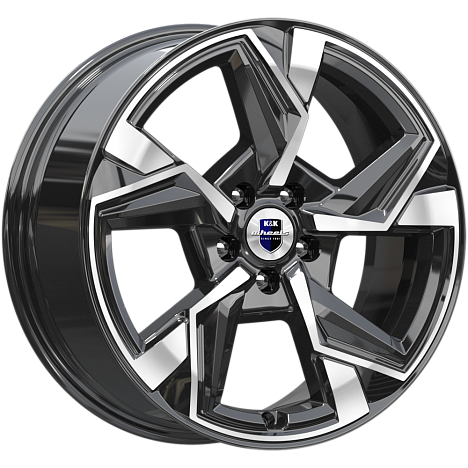 Кайан (КС1012) 7.500xR18 5x114.3 DIA67.1 ET38 алмаз черный Кайан (КС1012) 7.500xR18 5x114.3 DIA67.1 ET38 алмаз черный