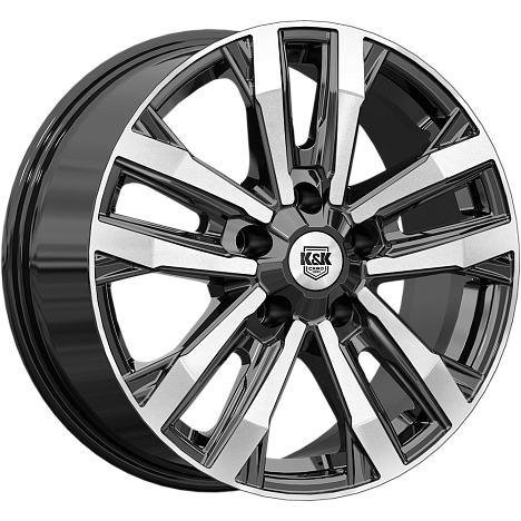 Мичиган (КС1107) 8.000xR18 5x150 DIA110.1 ET56 алмаз черный Мичиган (КС1107) 8.000xR18 5x150 DIA110.1 ET56 алмаз черный