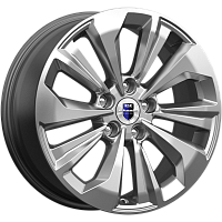 Литые диски Авиор (КС936) 7.000xR17 5x108 DIA67.1 ET45 брайт дарк платинум