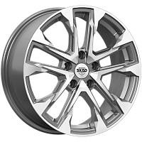 Литые диски АТАКОР (КЛ376) 7.000xR17 5x100 DIA67.1 ET45 алмаз графит Литые диски АТАКОР (КЛ376) 7.000xR17 5x100 DIA67.1 ET45 алмаз графит