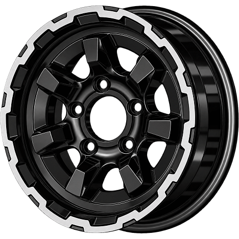 Самур (КС1177) 7.000xR15 5x139.7 DIA98 ET30 черный бриллиант