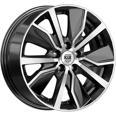Гамбит (КС961) 6.500xR16 5x112 DIA57.1 ET38 алмаз черный Гамбит (КС961) 6.500xR16 5x112 DIA57.1 ET38 алмаз черный
