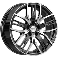 Литые диски Аскет (КС1072) 7.000xR17 5x108 DIA67.1 ET45 Блэк Джек Литые диски Аскет (КС1072) 7.000xR17 5x108 DIA67.1 ET45 Блэк Джек