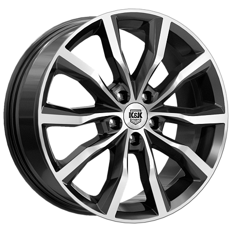 Портер (КС906) 7.500xR18 5x114.3 DIA67.1 ET33 алмаз черный Портер (КС906) 7.500xR18 5x114.3 DIA67.1 ET33 алмаз черный