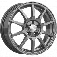 Литые диски АКИТА (КЛ285) 6.000xR15 5x100 DIA57.1 ET38 графит