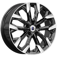 Литые диски Морейн (КС1046) 6.500xR17 5x108 DIA65.1 ET43 алмаз черный для Ford