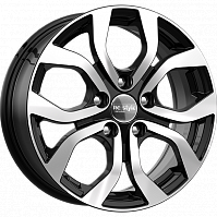 Литые диски КС704 (ZV 16_Lifan X60) (КС704) 6.500xR16 5x114.3 DIA60.1 ET45 алмаз черный для Toyota Auris Touring Sports