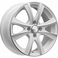 Литые диски МАЛЬТА (КЛ189) 6.000xR15 4x114.3 DIA67.1 ET45 алмаз-белый для Hyundai Santamo