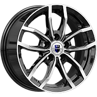 Литые диски Фрост (КС1048) 6.500xR15 5x100 DIA57.1 ET38 алмаз черный для Chrysler Stratus Cabrio